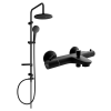 Mexen Erik Kád-Zuhany Szett - Fekete - Termosztátos