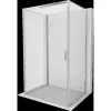 Mexen Exo-3S 3-falú zuhanykabin nyíló 95 x 90 cm, átlátszó, króm - 819-095-090-01-00-3S