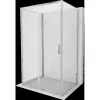 Mexen Exo-3S 3-oldalas, eltolható zuhanykabin 145 x 85 cm, áttetsző, króm - 8151-145-085-01-00-3S