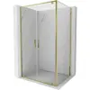 Mexen Exo zuhanyfülke 70 x 90 cm, átlátszó, arany - 8182-070-090-50-00