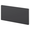 Mexen Flat CF11 lemezradiátor 900 x 800 mm, oldalsó csatlakozás, 873 W, antracit - W411F-090-080-66