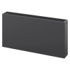 Mexen Flat CF33 panelradiátor 500 x 1600 mm, oldali csatlakozás, 3041 W, antracit - W433F-050-160-66