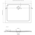 Mexen Flat téglalap alakú slim zuhanytálca  140 x 80 cm, Fekete, szifon Króm - 40708014