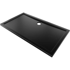 Mexen Flow téglalap alakú slim zuhanytálca 150 x 75 cm, fekete matt - 46R707515 fürdőkellék