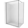 Mexen Kioto-F Walk-in zuhanyfal kerettel 110 x 202 cm, deres 8 mm, szálcsiszolt gun gray - 800-110-104-66-30
