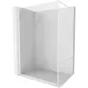 Mexen Kioto-F zuhanyfal Walk-in kerettel 95 x 202 cm, átlátszó 8 mm, fehér - 800-095-104-20-00