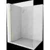 Mexen Kioto L Walk-in zuhanyfal 110 x 200 cm, átlátszó, arany kefélt - 800-110-103-55-00