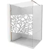 Mexen Kioto Walk-In Zuhanyfal - 100x200 cm - 8 mm Üveg