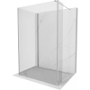 Mexen Kioto Walk-in zuhanyfal 110 x 75 x 30 cm, átlátszó, króm - 800-110-075-221-01-00-030