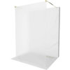 Mexen Kioto Walk-In Zuhanyfal - 110x200 cm - 8 mm Szatén Üveg