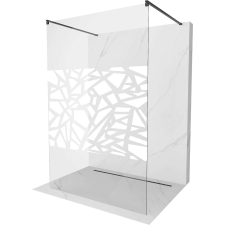 Mexen Kioto Walk-in Zuhanyfal - 110x200 cm - Átlátszó Üveg kád, zuhanykabin