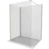 Mexen Kioto Walk-in zuhanyfal 140 x 120 cm, áttetsző, arany - 800-140-212-50-00-120