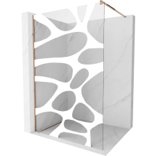 Mexen Kioto Walk-in Zuhanyfal - 140x200 cm, 8 mm Üveg kád, zuhanykabin