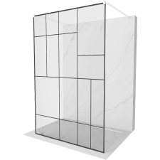 Mexen Kiotó Walk-in Zuhanyfal - 140x200 cm - 8 mm Üveg kád, zuhanykabin