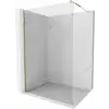 Mexen Kioto Walk-in Zuhanyfal - 160x200 cm, 8 mm Üveg, Arany