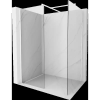 Mexen Kioto Walk-in zuhanyfal 170 x 85 cm, átlátszó, fehér - 800-170-202-20-00-085