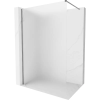 Mexen Kioto-X zuhanyfal Walk-in 150 x 200 cm, matt üveg 10 mm, gun metal - 800-150-101-95-30-X