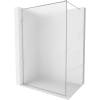 Mexen Kioto-XF Walk-in zuhanyfal kerettel 160 x 202 cm, matt üveg 10 mm, króm - 800-160-104-01-30-X