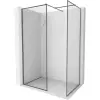 Mexen Kioto-XF zuhanyfal kerettel Walk-in 150x80 cm, átlátszó 10 mm gun gray csiszolt - 800-150-202-04-66-080-XF