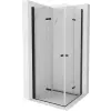 Mexen Lima Duo Zuhanykabin - 70x70 cm - Fekete