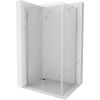 Mexen Lima harmonika-ajtós zuhanykabin 95 x 110 cm, Átlátszó, Króm - 856-095-110-01-00