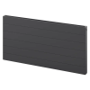 Mexen Line CL11 fűtőtest 600 x 1100 mm, oldali csatlakozás, 862 W, antracit - W411L-060-110-66