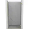 Mexen Lunar-B jobboldali nyíló zuhanyajtó 95 cm, átlátszó, arany kefe - 832-095-000-55-00-P