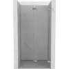 Mexen Lunar-F harmonika zuhanyajtó jobb 65 cm, átlátszó, króm - 836-065-000-01-00-P