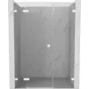 Mexen Lunar L bal oldali zuhanyajtó 125 cm, átlátszó, fehér - 834SL-125-050-20-00-L