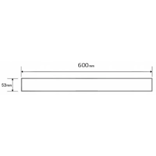 Mexen M13 2 az 1-ben lefolyófedő zuhanyfolyókához 60 cm, Króm - 1019060 fürdőkellék