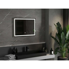 Mexen Miko LED Tükör - 80x60 cm, Páramentesítővel fürdőszoba bútor