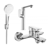Mexen Milo R05 kád készlet, Króm - 713153R05-00