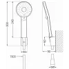 Mexen Milo R40 kád készlet, Arany - 71303R40-50