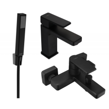 Mexen Mino R77 kád készlet, Fekete - 72403R77-70 csaptelep