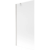 Mexen Next 1-szárnyú fürdőszobai paraván 90 x 150 cm, zúzmarás, csiszolt nikkel - 895-090-000-00-30-97