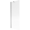 Mexen Next fürdőkád paraván 1-szárnyú 70 x 150 cm, csíkos, gun metal - 895-070-000-00-09-95