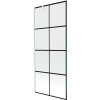 Mexen Next Kádparaván 1 részes 80 x 150 cm, fekete wzór,  fehér  - 895-080-000-00-77-20 Kádparaván