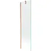 Mexen Next kádparaván, 1-szárnyú, 50 x 150 cm, átlátszó, csiszolt réz - 895-050-000-00-00-65