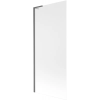Mexen Next L kádparaván 1-szárnyú 80 x 150 cm, derengés, gun gray kefe - 895-080-000-03-30-66