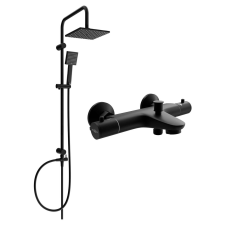 Mexen Nox - Kád-Zuhany Szett - Fekete fürdőkellék