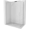 Mexen Omega 150 x 70 cm tolóajtós zuhanykabin, átlátszó, króm - 825-150-070-01-00