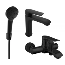 Mexen Pecos R05 kád készlet, Fekete - 72703R05-70 csaptelep
