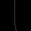 Mexen Pino elektromos radiátor törölközőtartókkal 1405 x 32 mm, 75 W, fekete - W301-1405-032-00-70