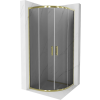 Mexen Rio Íves Zuhanykabin - 80x80 cm - Grafit