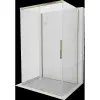 Mexen Rox-3S 3-falú tolóajtós zuhanykabin 125 x 85 cm, áttetsző, arany - 8C2-125-085-50-00-3S