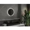 Mexen Rózs LED Tükör - Kerek 60 cm, Páramentesítővel