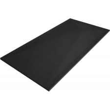 Mexen Stone+ kompozit zuhanytál 160 x 70 cm, fekete, fekete takaró - 44707016-B kád, zuhanykabin