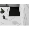 Mexen Stone+   SMC zuhanytálca 100 x 90 cm,  fekete ,  takaró fekete - 44709010-B Kompozit zuhanytálca Kompozit zuhanytálca