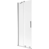 Mexen Velar 2-paneles kádparaván 70 x 150 cm, matt üveg, króm - 896-070-000-31-01