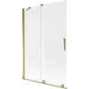 Mexen Velar kétszárnyú toló kádparaván 120 x 150 cm, zúzmarás, arany - 896-120-000-31-50